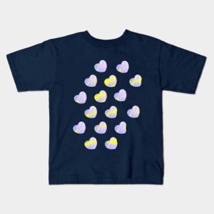 Self discovery - hearts pattern Kids T-Shirt